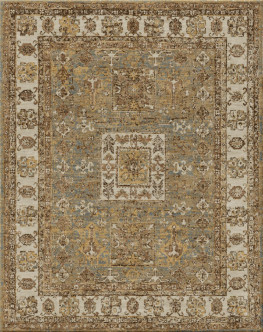 Anna-Veda 6127-kasack - handgefertigter Teppich,  tibetisch (Indien), 100 Knoten Qualität